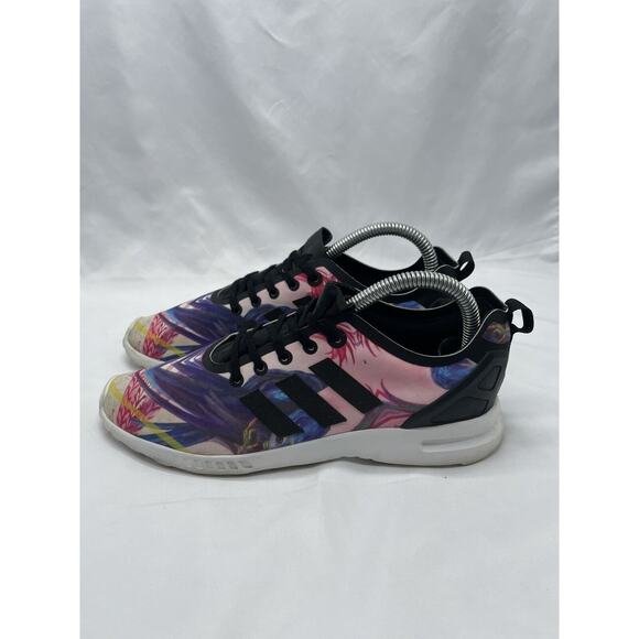 ADIDAS ZX Flux Smooth Floral Multicolor Womens 7 Running Shoes Trainers S82937 - Picture 2 of 11